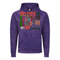 Cloud Purple lunch lady Vintage Hoodie - AdoDesignShop