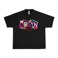Black Valentine OBGYN Urban Heavy Tee - CowhideDigitalArt