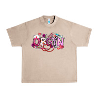 French Oak Valentine OBGYN Urban Heavy Tee - CowhideDigitalArt