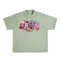 Oil Green Valentine OBGYN Urban Heavy Tee - CowhideDigitalArt