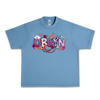 Pebble Blue Valentine OBGYN Urban Heavy Tee - CowhideDigitalArt