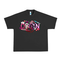 Pigment Black Valentine OBGYN Urban Heavy Tee - CowhideDigitalArt