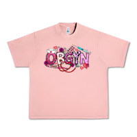 Salmon Valentine OBGYN Urban Heavy Tee - CowhideDigitalArt