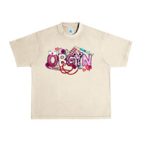 Sandshell Valentine OBGYN Urban Heavy Tee - CowhideDigitalArt