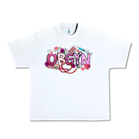 White Valentine OBGYN Urban Heavy Tee - CowhideDigitalArt