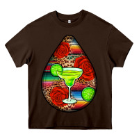 Chocolate Brown mexican teardrop  4 Heavy Core Tee - BundleAndBundleShop