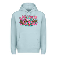 Blue Mist breast cancer nurse Premium Hoodie - AdoDesignShop