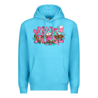 Ocean Blue breast cancer nurse Premium Hoodie - AdoDesignShop