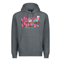 Rock breast cancer nurse Premium Hoodie - AdoDesignShop