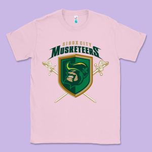 Sioux City Musketeers Classic Tee Designed By Designefamous
