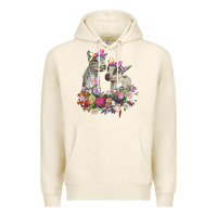 Tofu floral baby goats Premium Hoodie - RanaPortraitStore