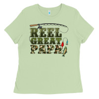 Reel Great Papa Ladies Tee | Teevron