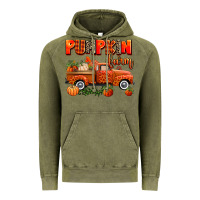 Vintage Olive pumpkin farm truck Vintage Hoodie - AdoDesignShop