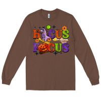 Chestnut hocus focus halloween teacher Long Sleeve Tee - BarkalooDesign