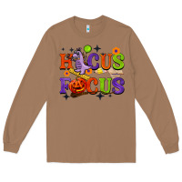 Toasted Coconut hocus focus halloween teacher Long Sleeve Tee - BarkalooDesign