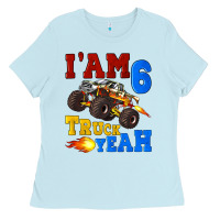 Baby Blue i'am six truck yeah Ladies Tee - Artiststas