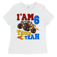 White i'am six truck yeah Ladies Tee - Artiststas