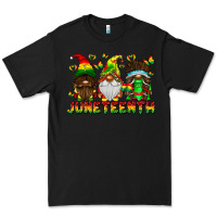 Black June Teenth Gnomes Premium Tee - CowhideDigitalArt