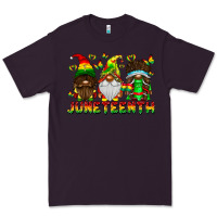 Plum June Teenth Gnomes Premium Tee - CowhideDigitalArt