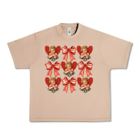Burro Valentines Eros and bow Urban Heavy Tee - CowhideDigitalArt