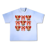 Grape Ice Valentines Eros and bow Urban Heavy Tee - CowhideDigitalArt