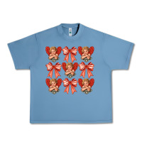 Pebble Blue Valentines Eros and bow Urban Heavy Tee - CowhideDigitalArt