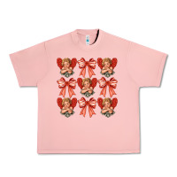 Salmon Valentines Eros and bow Urban Heavy Tee - CowhideDigitalArt