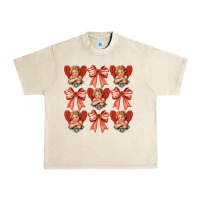 Sandshell Valentines Eros and bow Urban Heavy Tee - CowhideDigitalArt