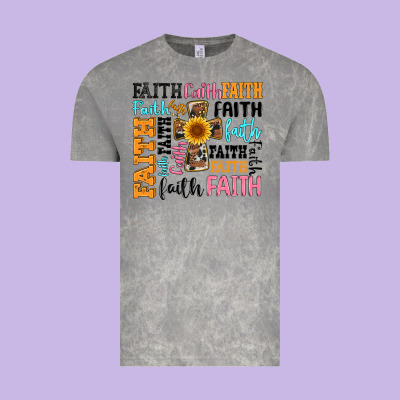 Faith Cross Vintage Tee Designed By Artiststas