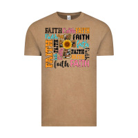 Vintage Coffee faith cross Vintage Tee - Artiststas