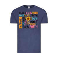 Vintage Denim faith cross Vintage Tee - Artiststas