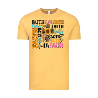 Vintage Mustard faith cross Vintage Tee - Artiststas