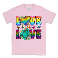 Bubblegum Pink Western Love LGBTQ Tumbler Classic Tee - BundleAndBundleShop