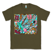 Army Green nurse tumbler Classic Tee - BarkalooDesign