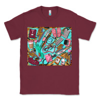 Burgundy nurse tumbler Classic Tee - BarkalooDesign