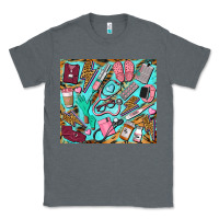 Charcoal Heather nurse tumbler Classic Tee - BarkalooDesign