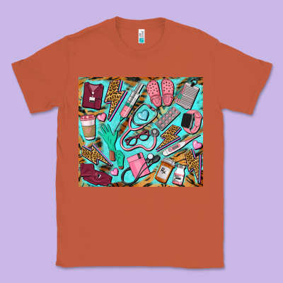 Nurse Tumbler Classic Tee Designed By Barkaloodesign