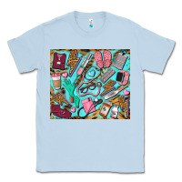 Dusty Blue nurse tumbler Classic Tee - BarkalooDesign