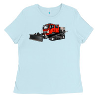 Baby Blue snowcat Ladies Tee - Artiststas