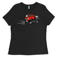 Black snowcat Ladies Tee - Artiststas