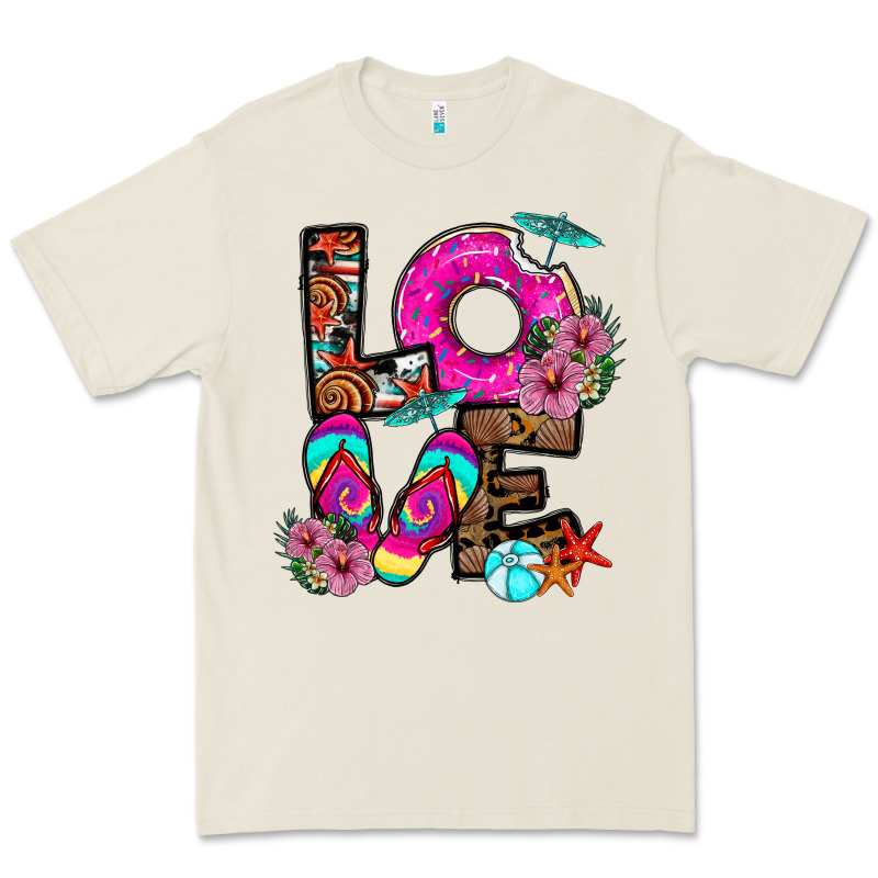 Love Summer Premium Tee by CowhideDigitalArt | Teevron
