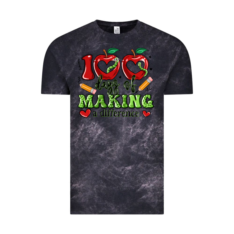 100 Days Of Making A Difference Vintage Tee by Artiststas | Teevron