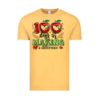 Vintage Mustard 100 days of making a difference Vintage Tee - Artiststas
