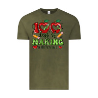 Vintage Olive 100 days of making a difference Vintage Tee - Artiststas