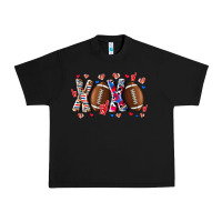 Black Xox Football Urban Heavy Tee - CowhideDigitalArt