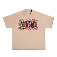 Burro Xox Football Urban Heavy Tee - CowhideDigitalArt