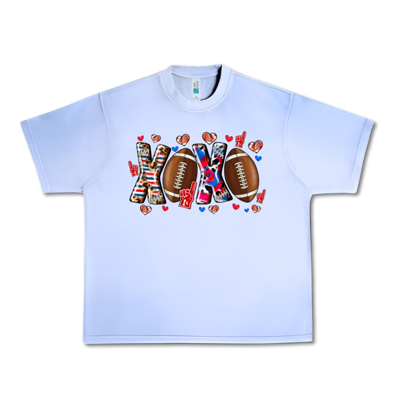 Xox Football Urban Heavy Tee by CowhideDigitalArt | Teevron