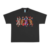 Pigment Black Xox Football Urban Heavy Tee - CowhideDigitalArt