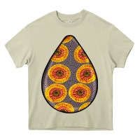 Mossy african fabric pattern teardrop earrings 5 Heavy Core Tee - BundleAndBundleShop