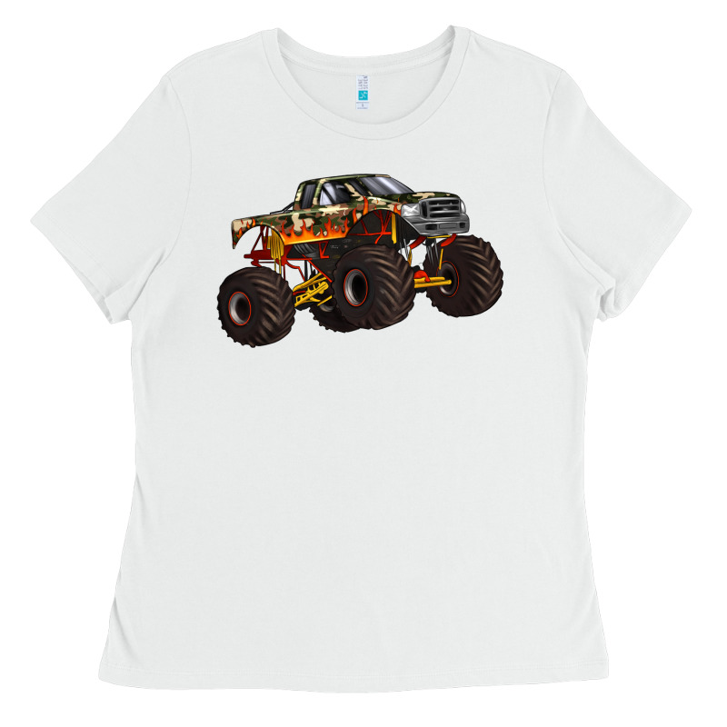 Monster Truck Ladies Tee by Artiststas | Teevron